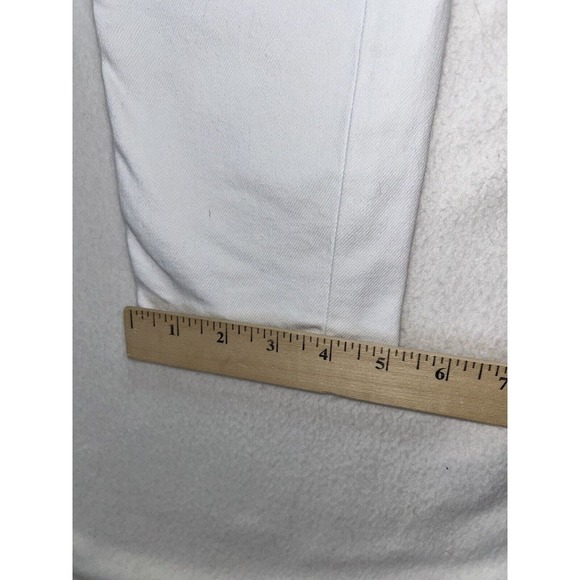 Everlane Womens 27 Regular Pants Jeans Highrise Straight White Ankle Jeans - Picture 5 of 8